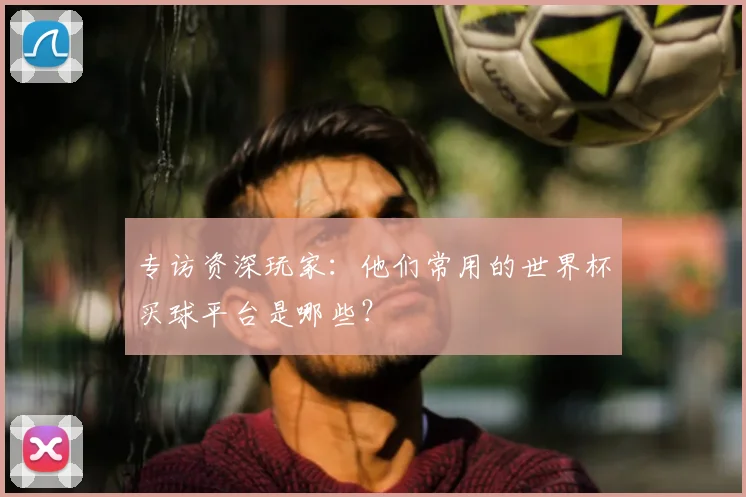 专访资深玩家：他们常用的世界杯买球平台是哪些？
